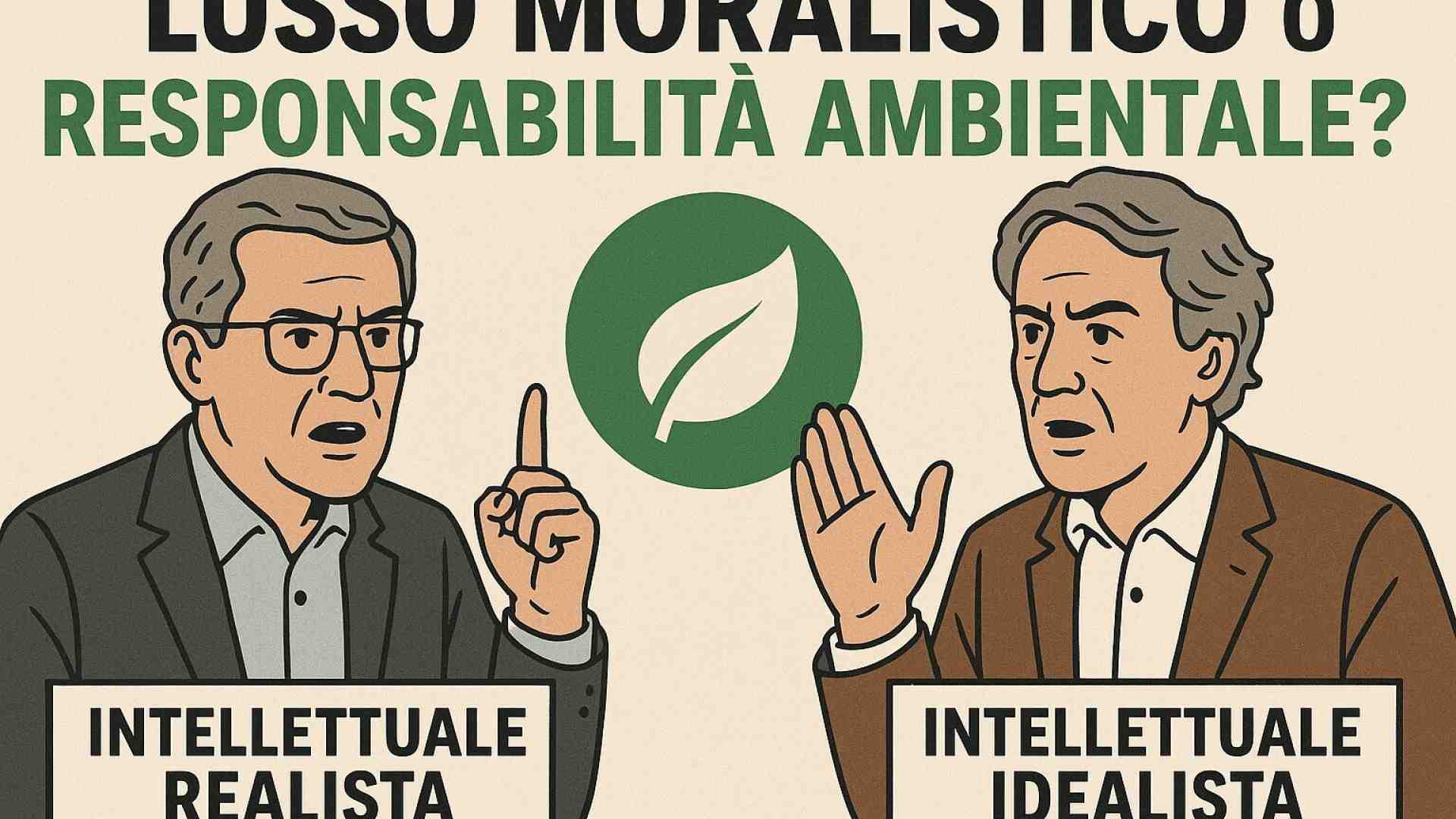Immagine di Lusso moralistico o responsabilità ambientale? Due intellettuali si sfidano sul vero senso del Green Deal