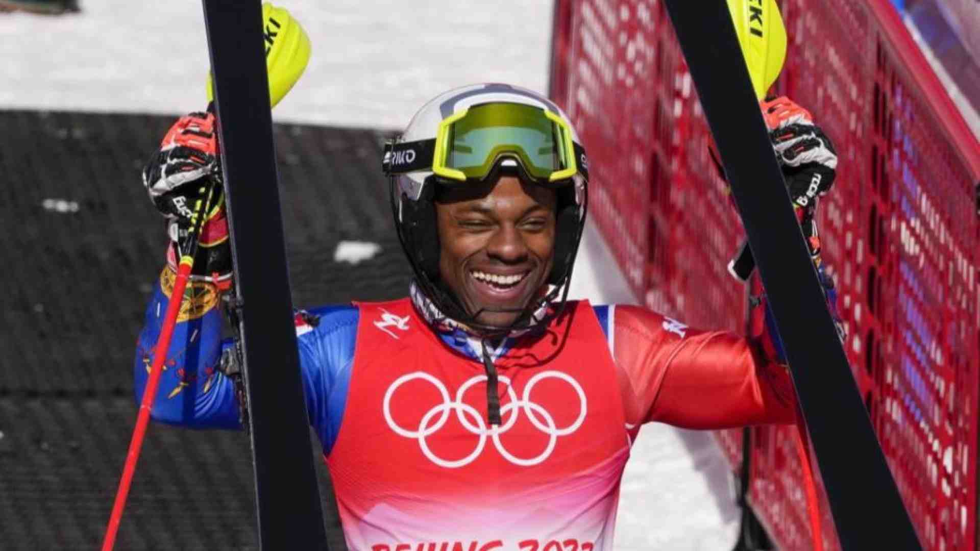 Immagine di Richi, l'italo-haitiano che scia con l'isola nel cuore