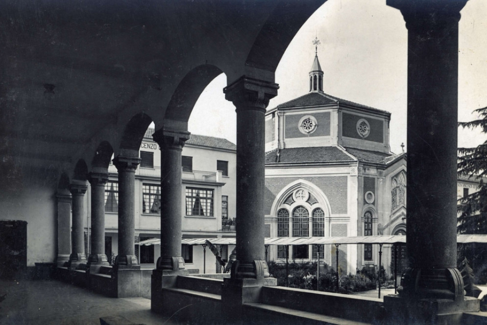 La Chiesa della Sacra Famiglia a Cesano Boscone nel 1910