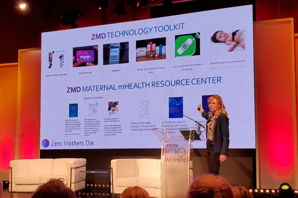 Véronique Thouvenot presenta l'app ZMD - Wikicommons