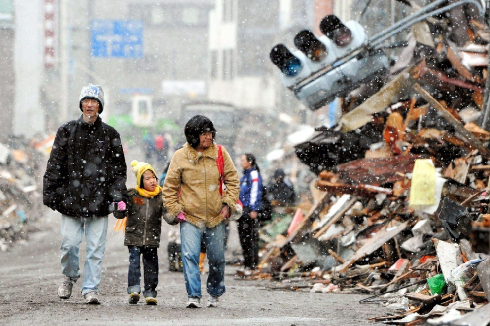 La devastazione a Kamaishi city - Ansa