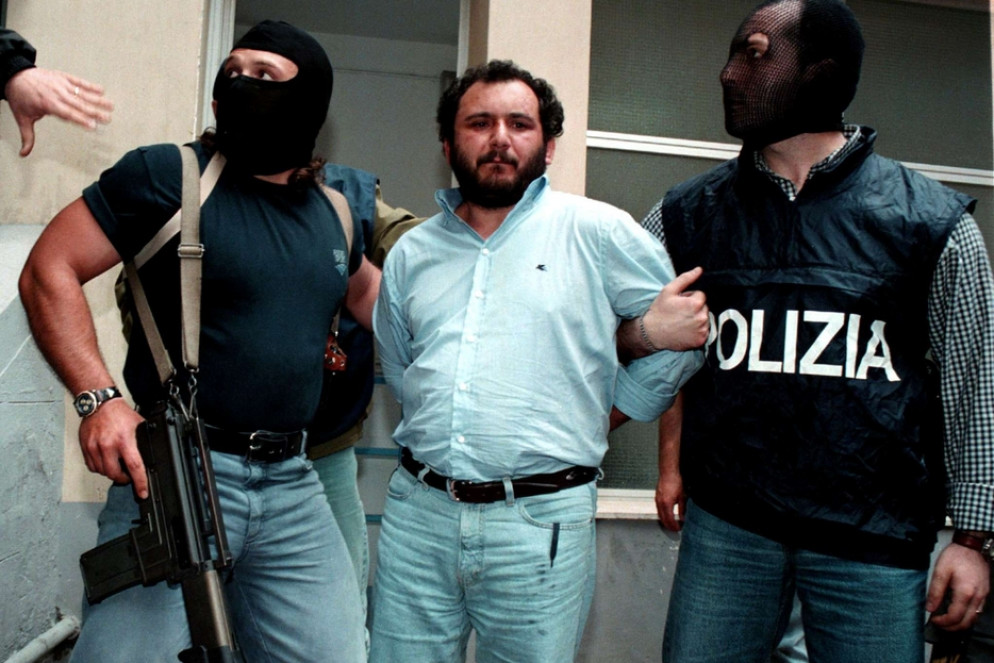 L'arresto di Giovanni Brusca nel maggio 1996 - Reuters