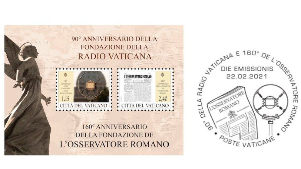 Francobollo commemorativo delle Poste vaticane per i 90 anni della Radio Vaticana - Vatican News