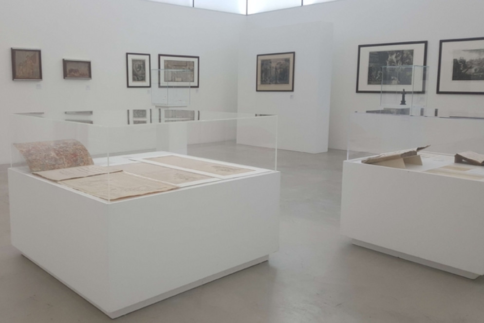 Una stanza della mostra di Chiasso