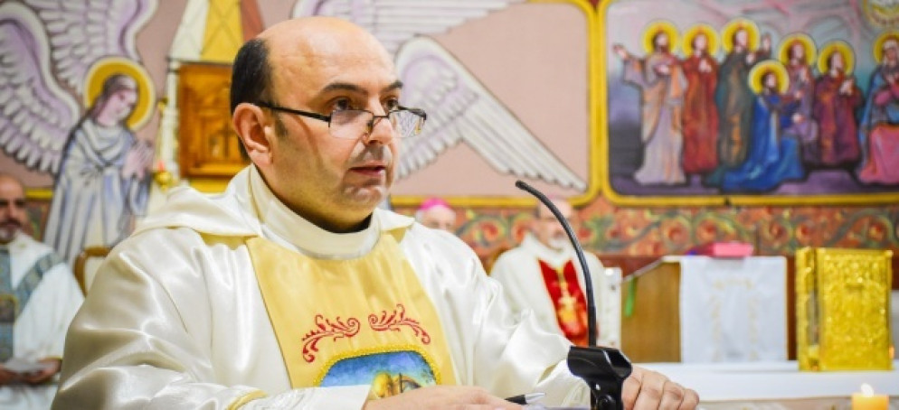Il parroco di Gaza, padre - "abuna" - Gabriel Romanelli - Archivio