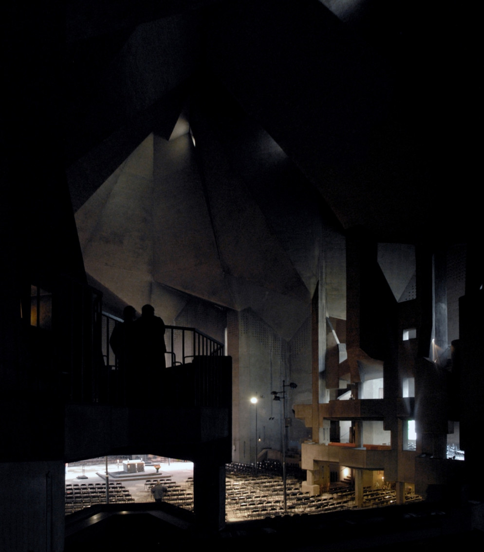 Gottfried Böhm, interno del santuario di Santa Maria della Pace a Neviges, Germania - Seier+Seier / Flickr / CCby2.0