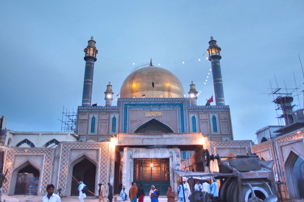 La moschea sufi dedicata a Lal Shahbaz Qalander