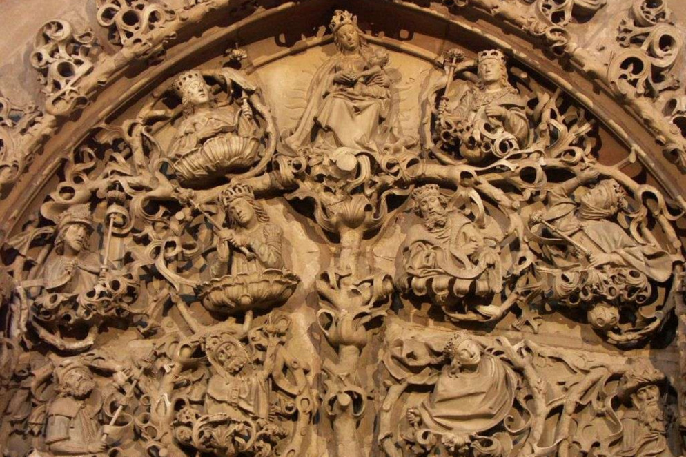 "L'albero di Jesse" nella Cattedrale di Worms in Germania
