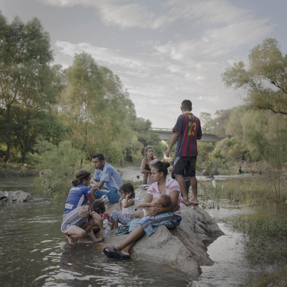 Una foto dalla storia "La Carovana dei Migranti" di Pieter Ten Hoopen vincitrice del premio "Storia dell'Anno 2019 al World Press Photo 2019 (Ansa) - ANSA