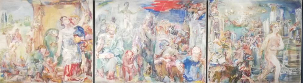 Oskar Kokoschka, “Trittico delle Termopili” (1954)