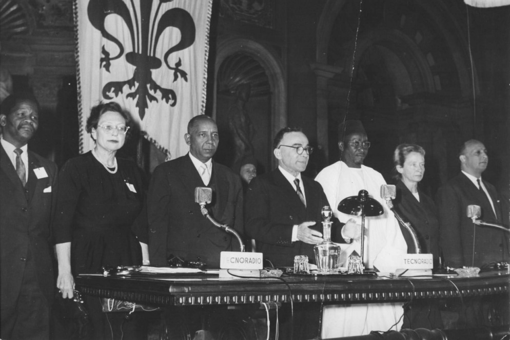Un'immagine di uno dei "Colloqui mediterranei" promossi da Giorgio La Pira