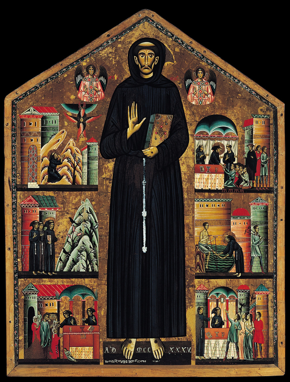 Il ritratto di san Francesco di Bonaventura Berlinghieri, conservato nell'omonima chiesa a Pescia