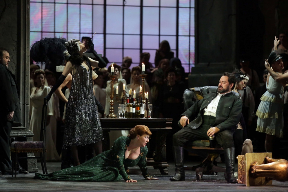 Una scena di "Attila" di Giuseppe Verdi che ha aperto la stagione del Teatro alla Scala (Brescia/Amisano - Teatro alla Scala)