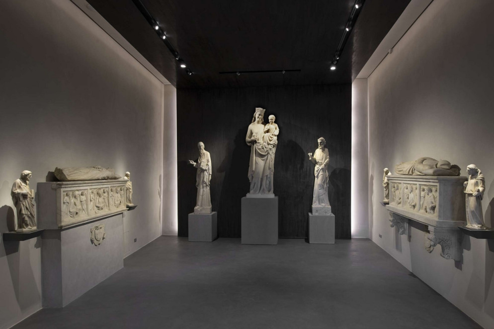 La sala 8 del Museo dell'Opera del Duomo, dedicata ad Andrea e Nino PIsano (Nicola Gronchi/Opera della Primaziale di Pisa)