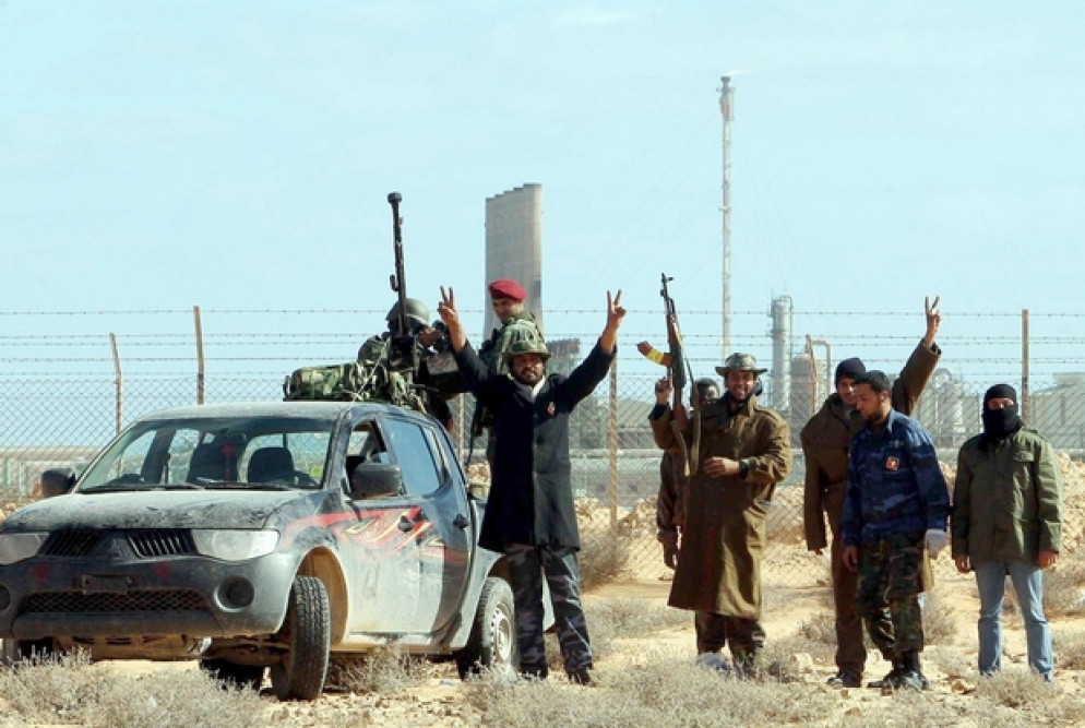 Gli uomini di Haftar durante un'operazione la scorsa primavera