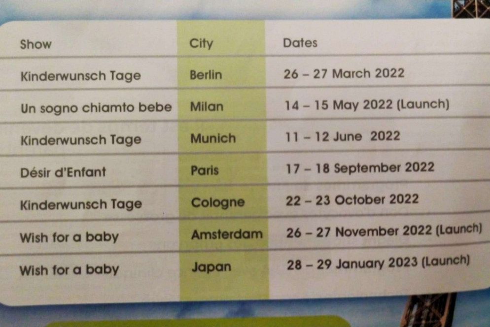 Il calendario delle prossime Fiere della procreazione assistita - Foto Cappelletti