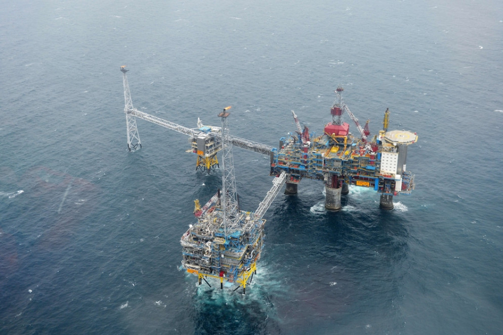 Un impianto sul giacimento di Sleipner, in Norvegia - Harald Pettersner, Equinor