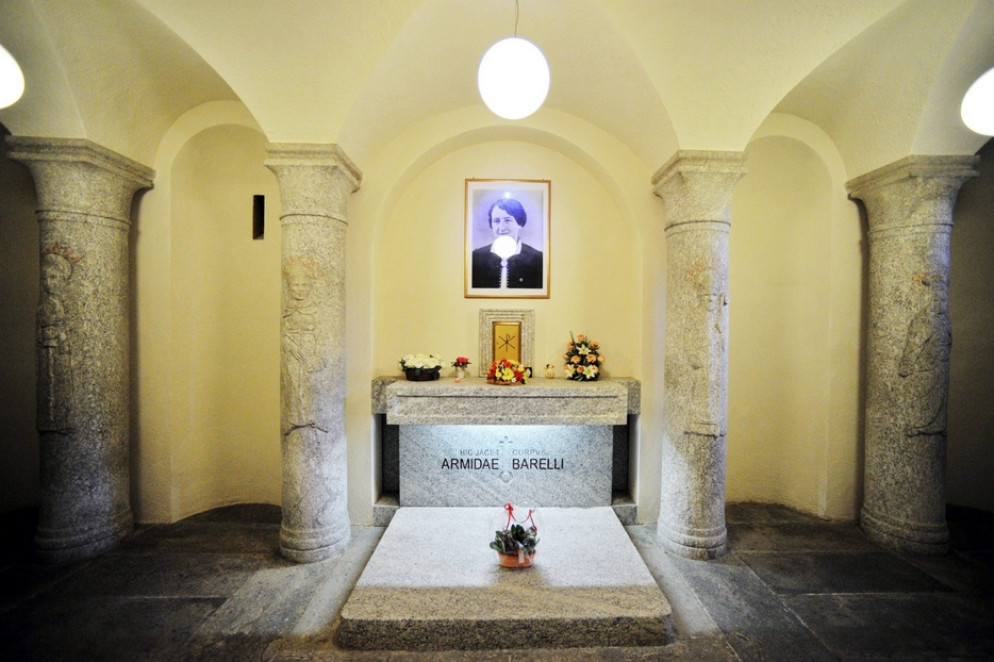 La tomba di Armida Barelli nella cripta dell'Università Cattolica - .