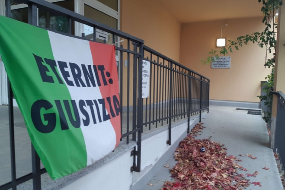 L'ingresso dell'hospice di Casale, al momento chiuso per lavori
