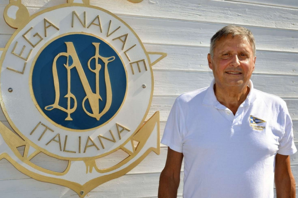 Il presidente Nazionale della Lega Navale Italiana, ammiraglio Donato Marzano - Grienti