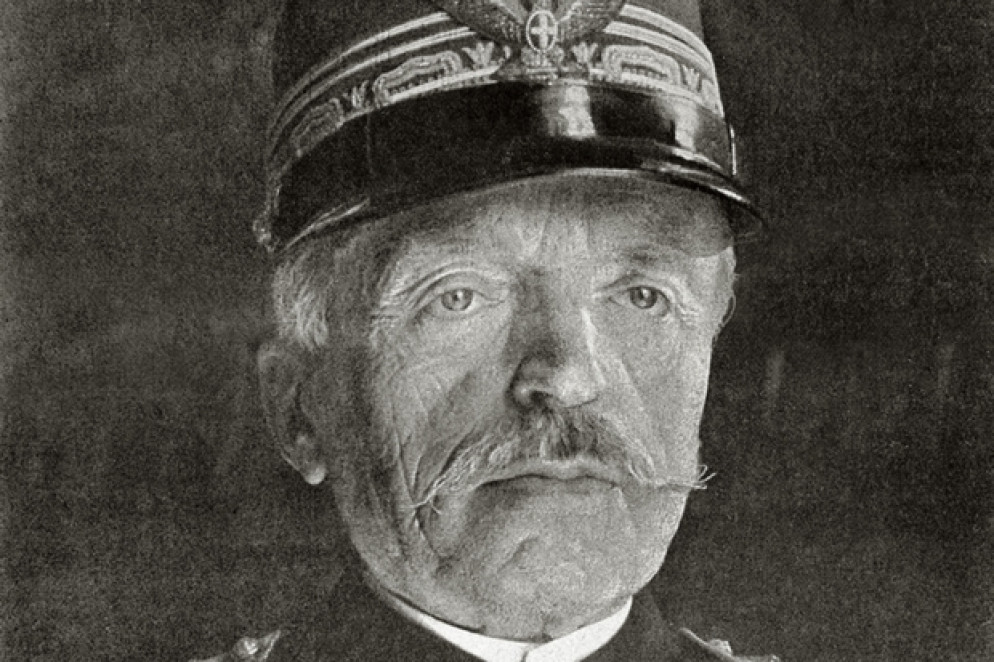 Il generale Cadorna, comandante in Capo delle armate italiane