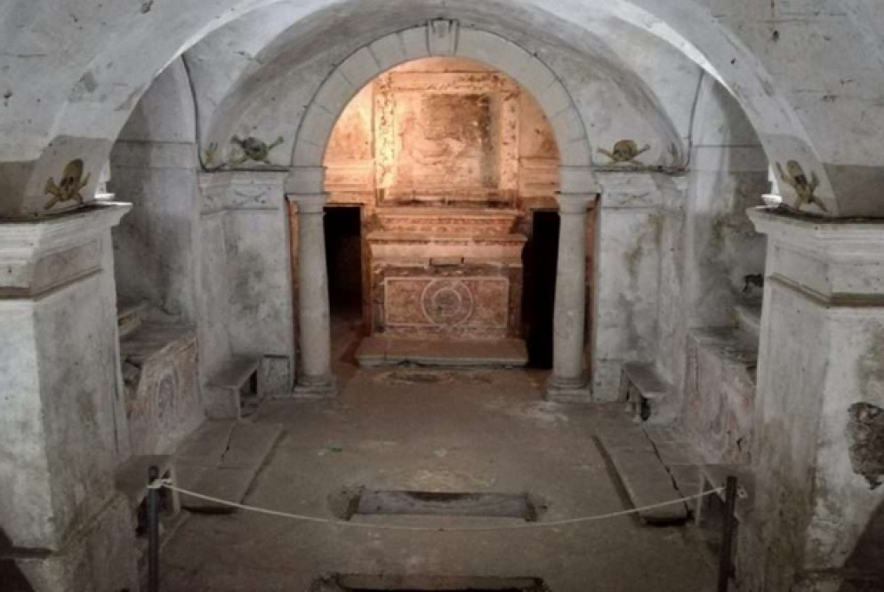La cripta della chesa di san Filippo Apostolo a Ortigia,Siracusa