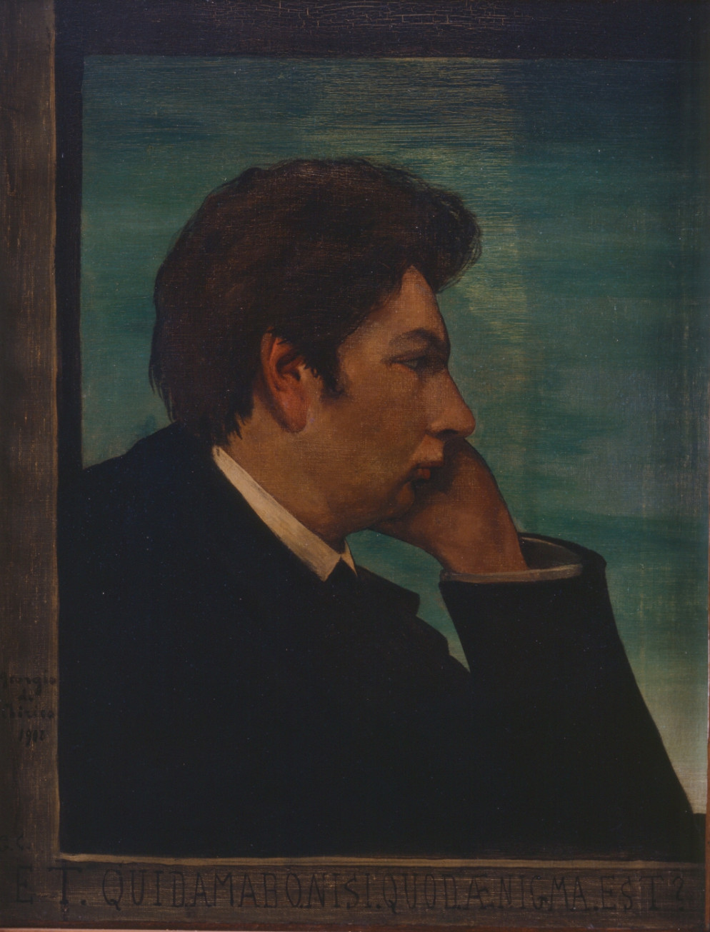 Giorgio de Chirico, "Portrait de l'artiste par lui-meme", 1911 (© Giorgio de Chirico by SIAE 2019)