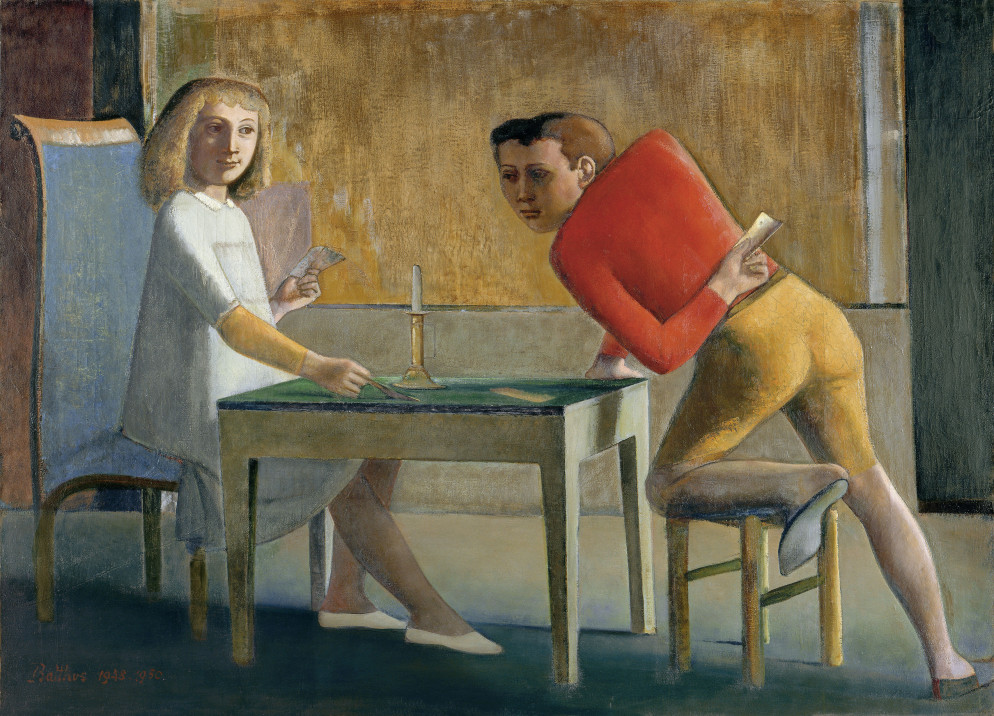 Balthus, "La Partie de cartes" (1948-50)
