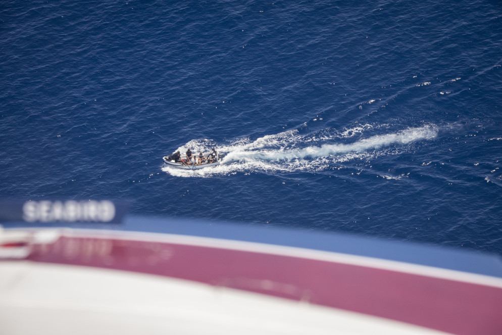 L'avvistamento del barcone con i migranti salpati dalla Libia - Seabird / Sea Watch