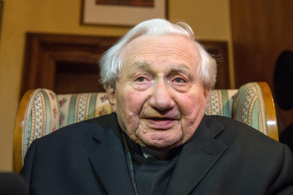 Georg Ratzinger in una foto d'archivio - Ansa