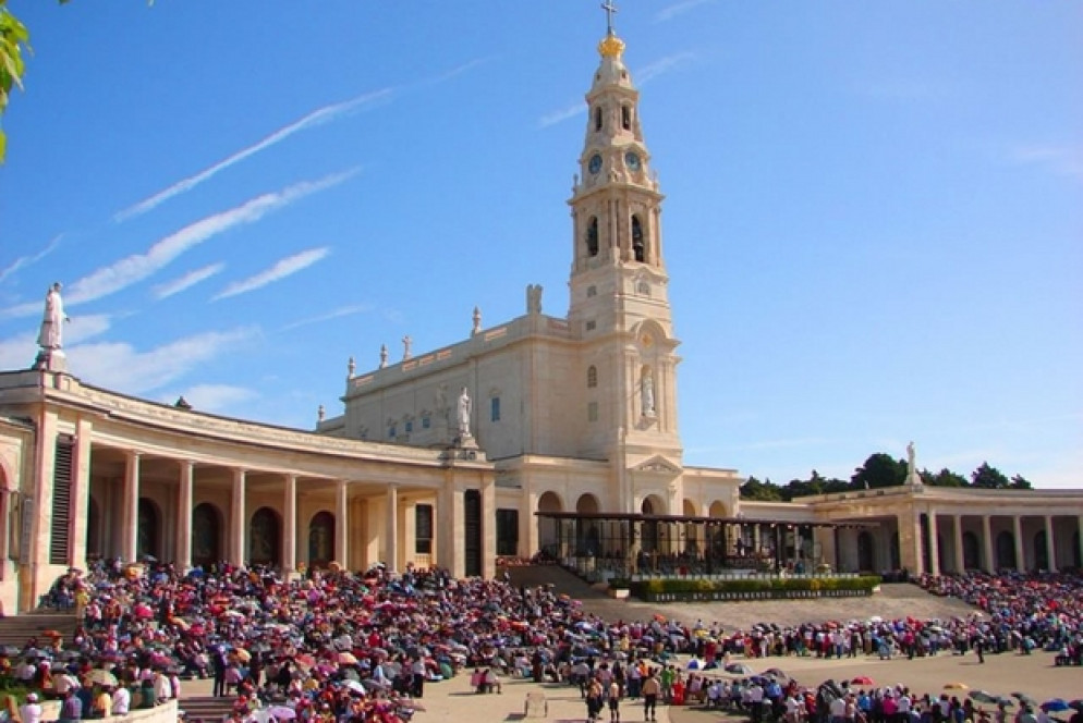 Il Santuario mariano di Fatima, costruito dove avvennero le apparizioni del 1917