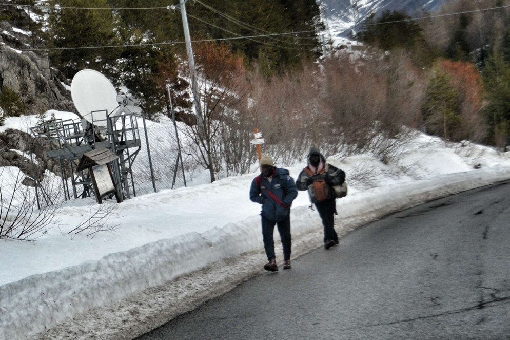 Due migranti in viaggio