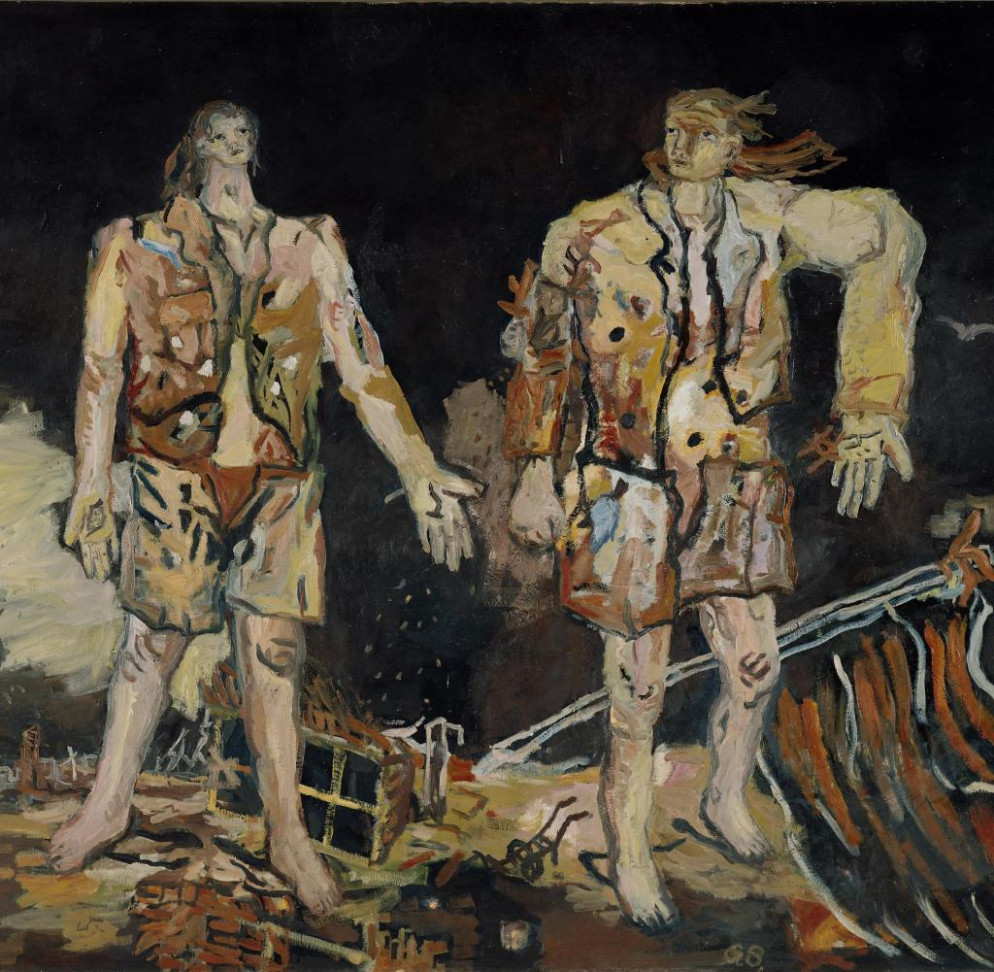 Georg Baselitz, “Die grossen Freund” (1968)