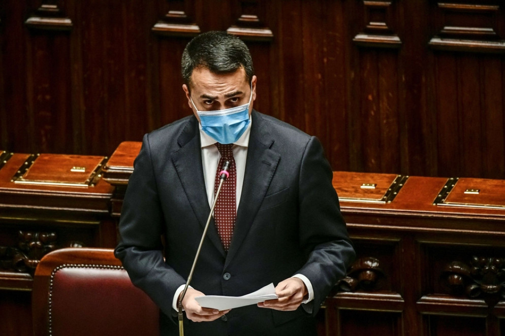 Il ministro degli Esteri Di Maio riferisce in Parlamento - Reuters