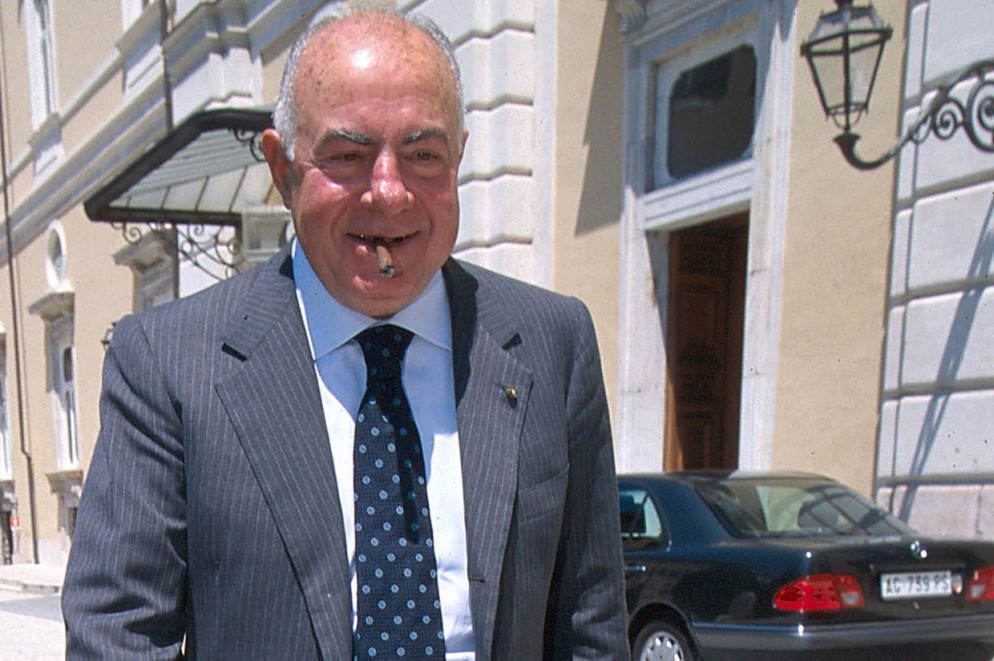 Achille Maramotti, fondatore del gruppo Max Mara, negli anni '90