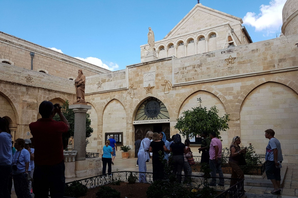 La chiesa di Santa Caterina a Betlemme (foto Gambassi)