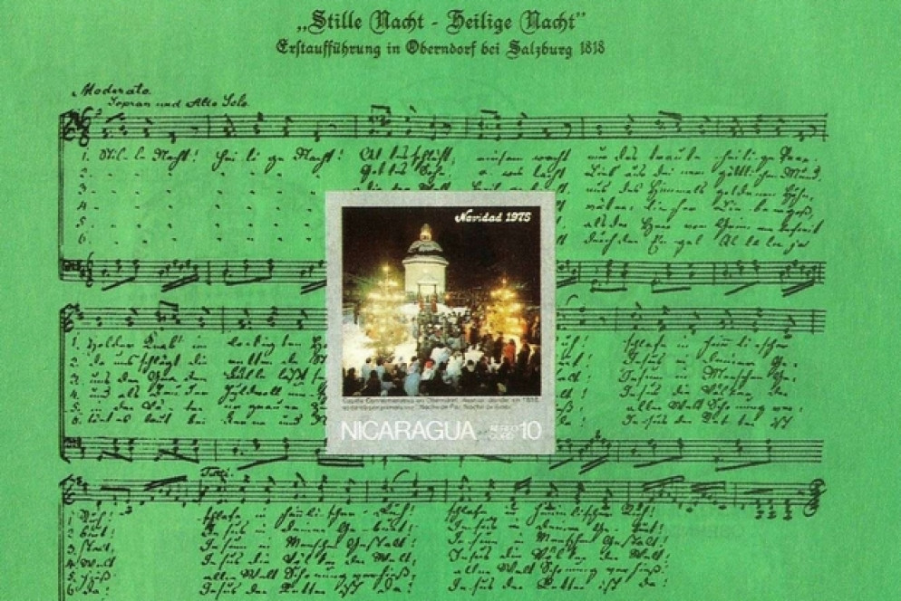 Un francobollo in Nicaragua celebra "Stille Nacht"