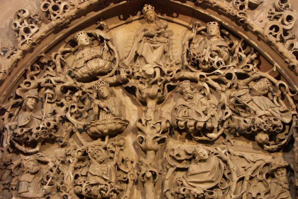 "L'albero di Jesse" nella Cattedrale di Worms in Germania
