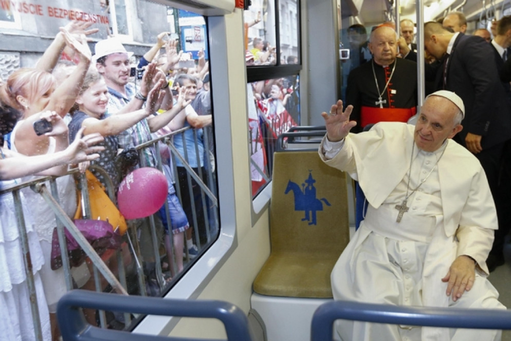 2016 il Papa a Cracovia per la Gmg. Nel 2013 era stato a Rio