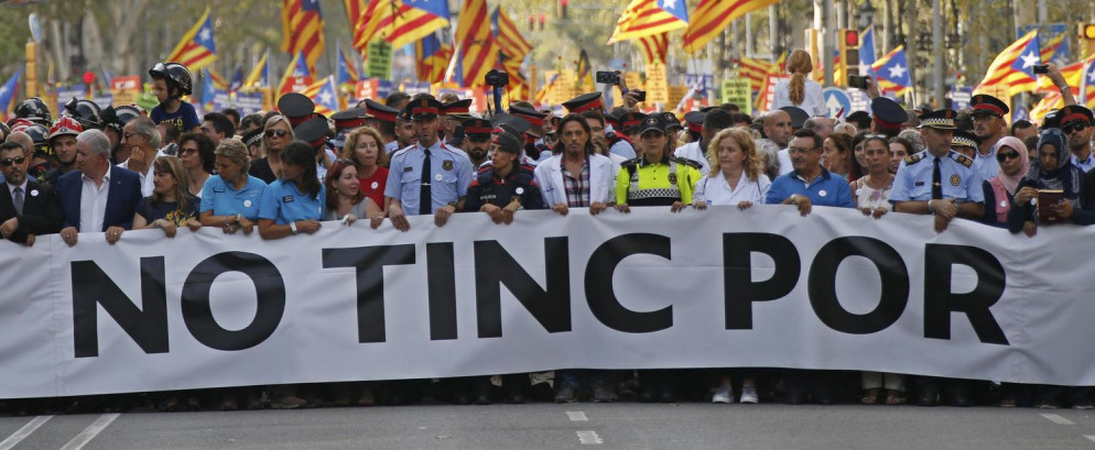 Alla manifestazione hanno partecipato in 500mila (Ansa) - Copyright 2017 The Associated Press. All rights reserved.