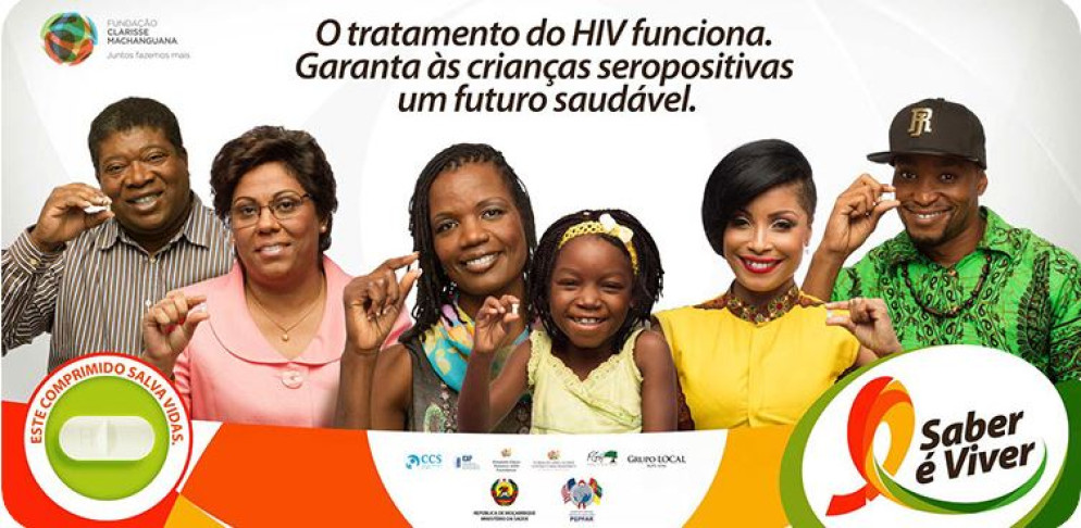 La campagna contro lo stigma da Hiv. Clarisse è la terza da sinistra - Dal sito della Fondazione Clarisse Machanguana
