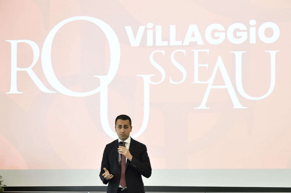 Luigi Di Maio al "Villaggio Russeau" lo scorso 10 marzo