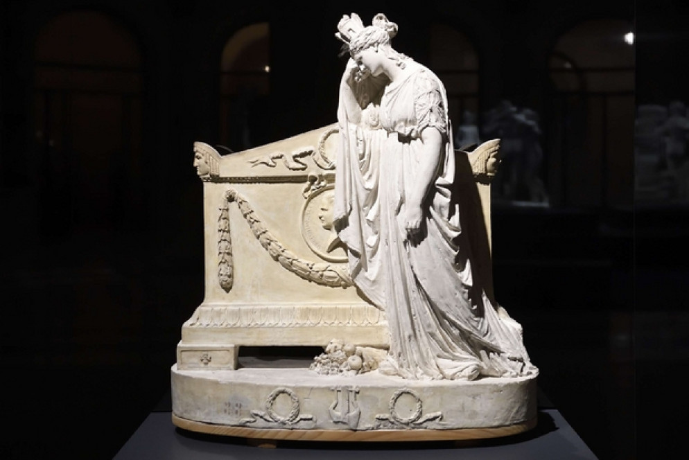 Antonio Canova, bozzetto per il monumento a Vittorio Alfieri, in mostra a Milano (Flavio Lo Scalzo)