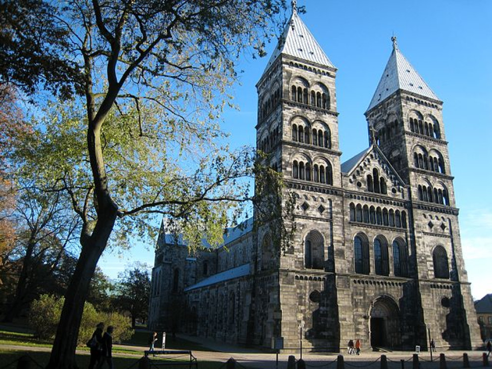 La cattedrale di Lund, in Svezia (WikiCommons)