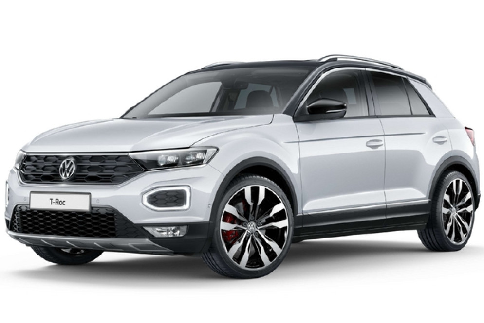 La Volkswagen T-Roc, costruita sul pianale della Golf