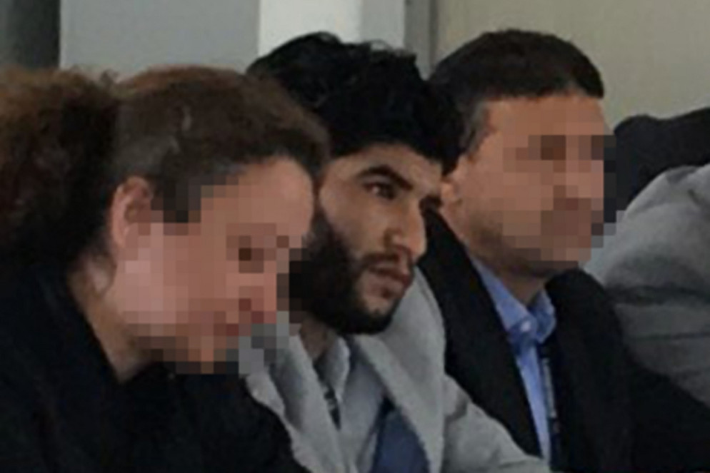 Il comandante al-Milad, detto Bija, accusato di essere un boss del clan Al Nasr, durante una delle riunioni in Italia nel 2017 rivelate da Avvenire