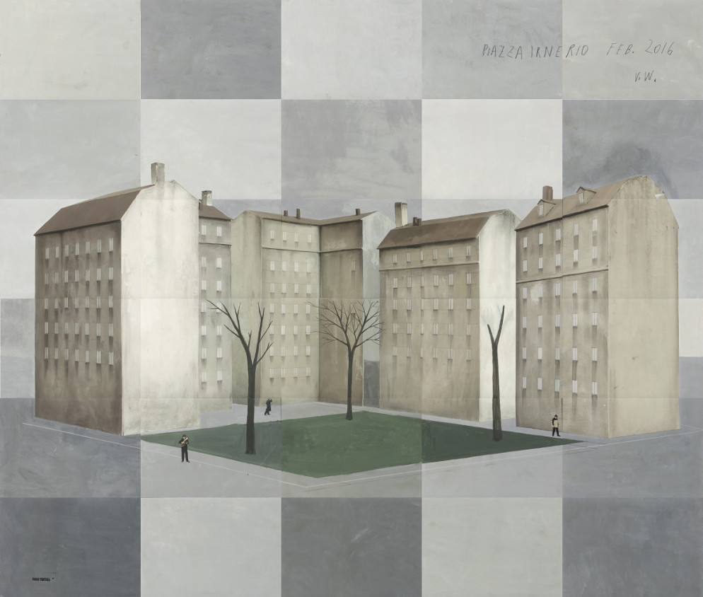 “Piazza Irnerio 2016” (© Paolo Ventura)