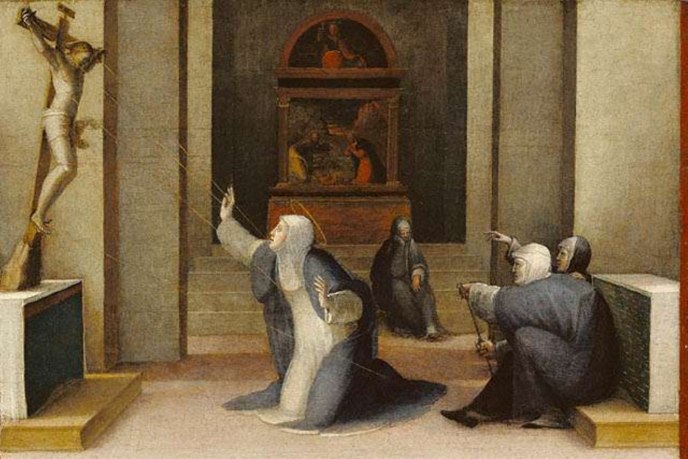 "Le stimmate di santa Caterina" di Domenico Beccafumi