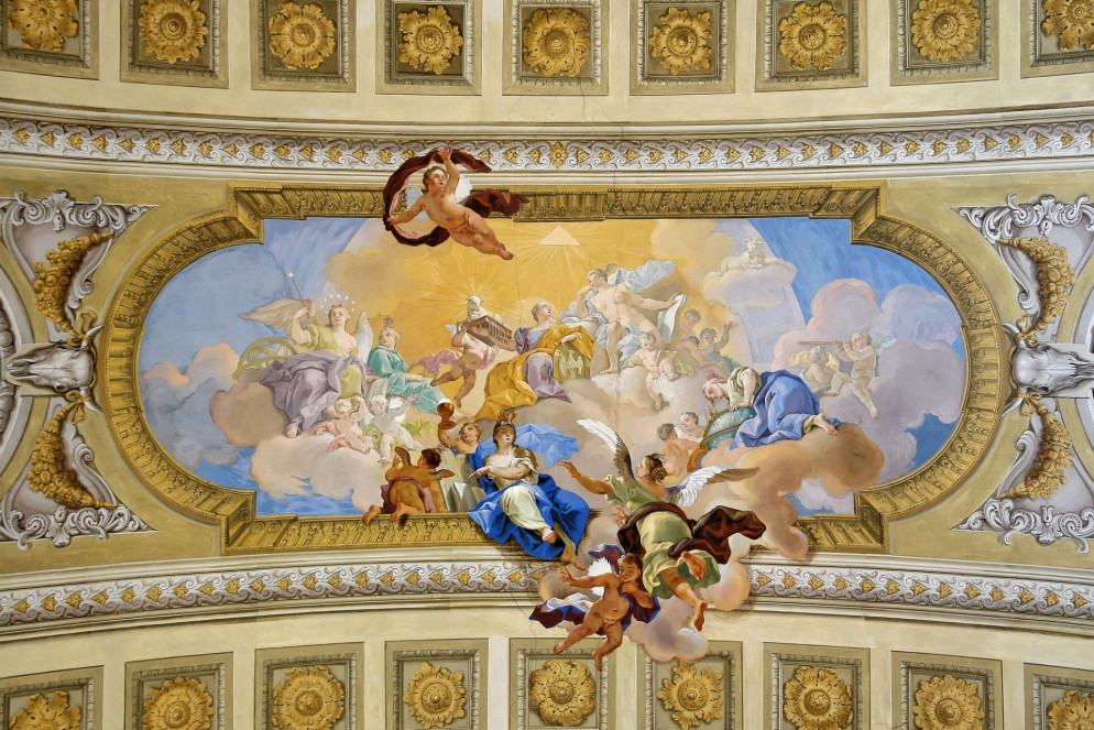 Il Paradiso alla biblioteca nazionale di Vienna di Daniel Gran