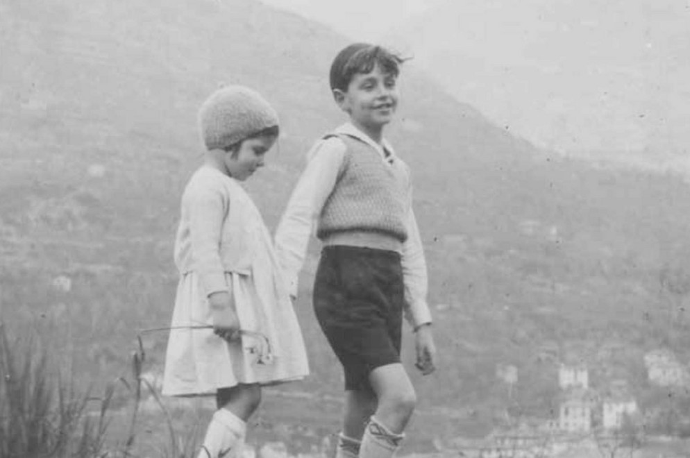 Aprile 1933, Elena e Lorenzo in gita all’Isola Comacina - Immagini tratte dal volume “Don Lorenzo Milani. Biografia per immagini” a cura di Andrea Cecconi e Stefano Zecchi (Società Editrice Fiorentina)